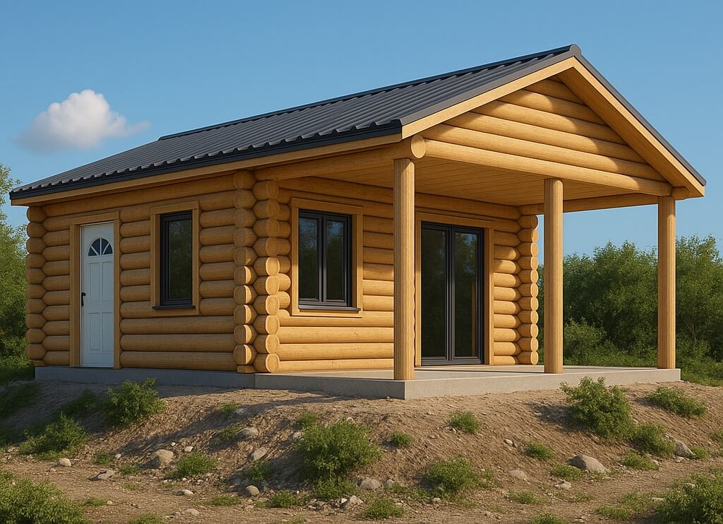 modelo cabaña